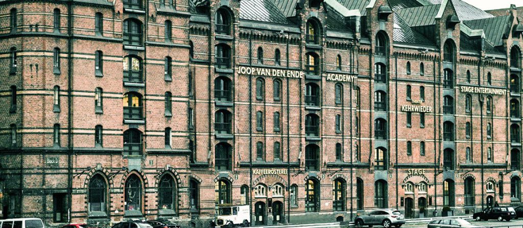 Fassade der Speicherstadt Kaffeerösterei